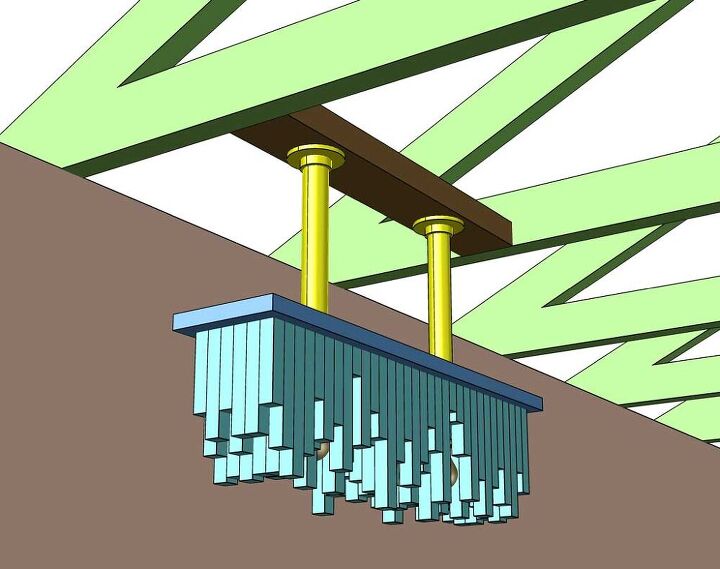 cmo construir una lmpara de techo de bao de bricolaje