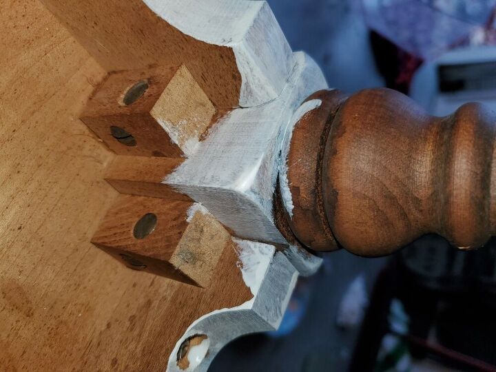 q how do i remove the legs from an old cabinet so i can replace them