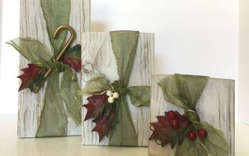 Paquetes navideños de madera DIY