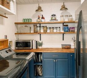 This Faux Butcher Block Countertop Looks Real but is a Third the Cost