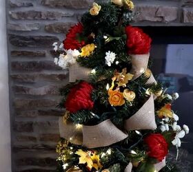 how to make a gorgeous topiary thats perfect for fall and winter, Autumn topiary tree