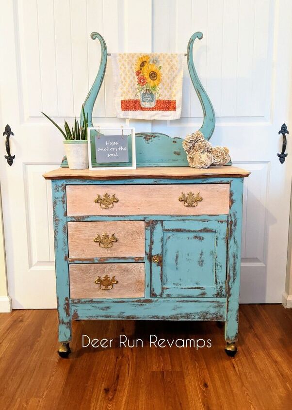 get a bleached effect on your furniture without taking out the bleach