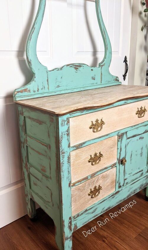 get a bleached effect on your furniture without taking out the bleach