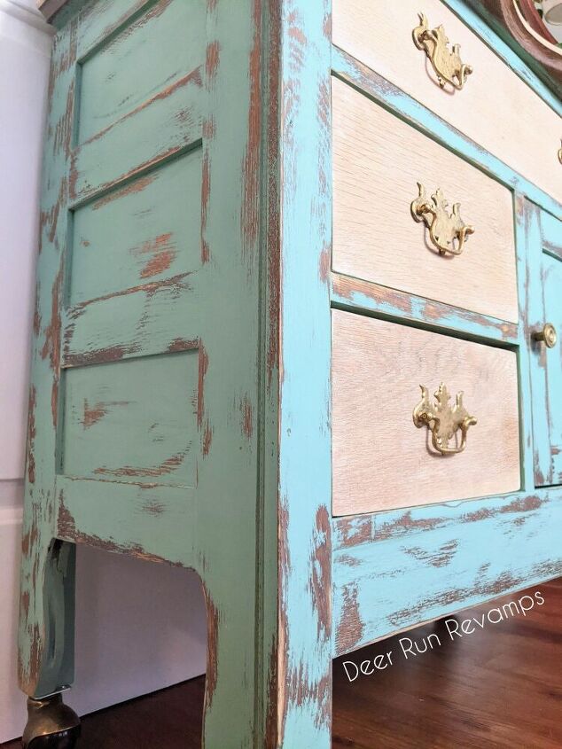 get a bleached effect on your furniture without taking out the bleach