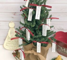 s 25 new christmas ornament ideas that we re totally obsessed with, Repurpose Jenga blocks into simple ornaments
