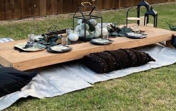 Mesa de piquenique faça você mesmo