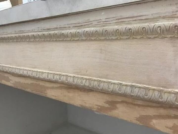 q how to remove plastic moulding from wood