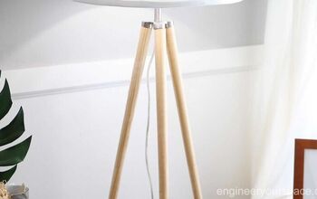 Cómo hacer desaparecer el cable de una lámpara trípode
