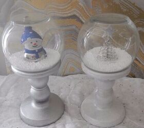 s 15 diy snow globes that make adorable decor and gifts, Craft a quick and easy Christmas Dollar Store snow globe