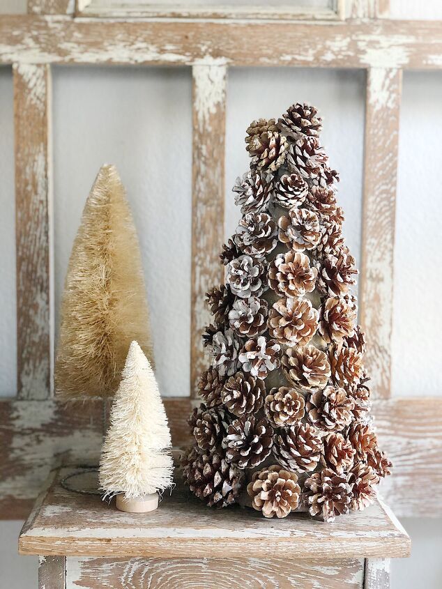 15 rvores de natal alternativas que voc precisa ver antes de dezembro, Como fazer uma rvore de Natal de pinha