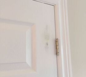 how to fix a hole in the door for less than 8
