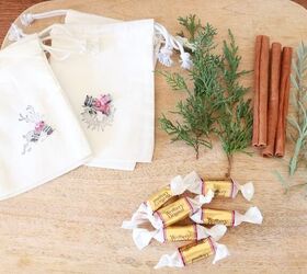 how to make muslin christmas gift bags