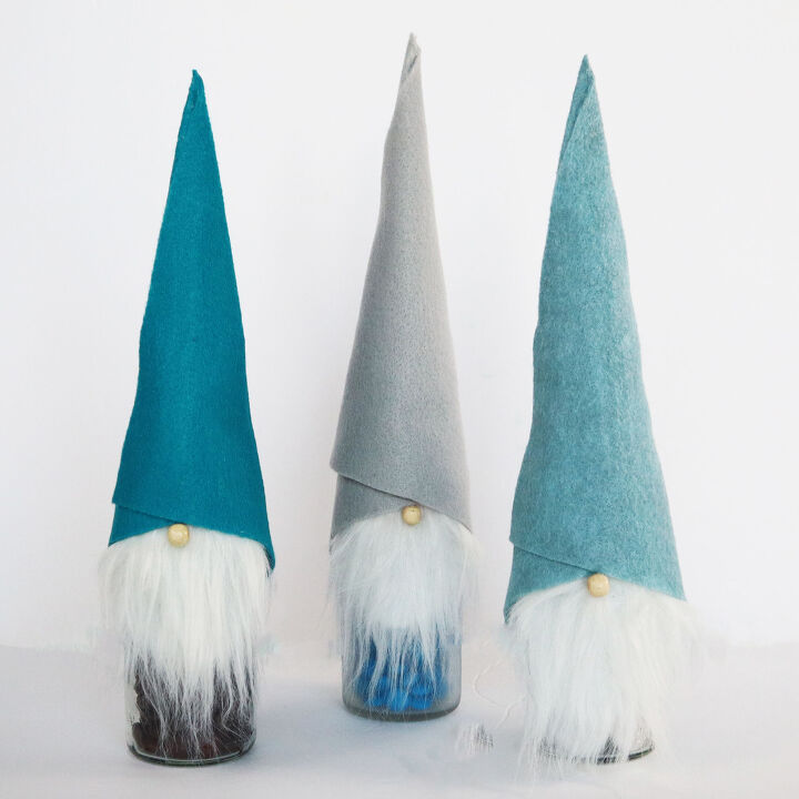 15 adorable gnomes for every corner of your home, Upcycle glass bottles into candy jar gnomes