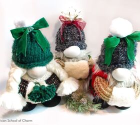 15 adorable gnomes for every corner of your home, Knit your own adorable winter gnomes