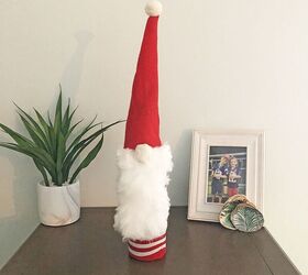 15 adorable gnomes for every corner of your home, Gift a wine bottle dressed up as a Christmas gnome
