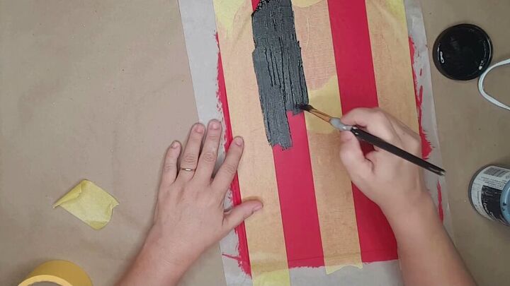 how to make large christmas tags using dollar tree items