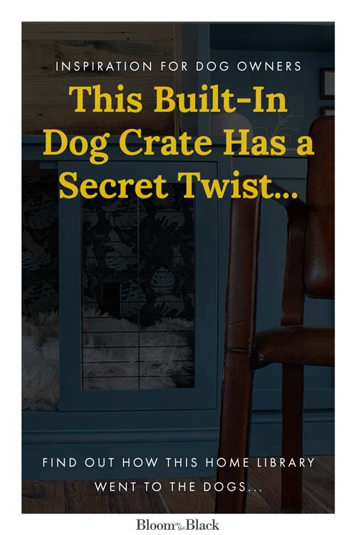 the dog crate with a secret tunnel