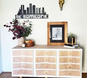 big bulky dresser given a new life