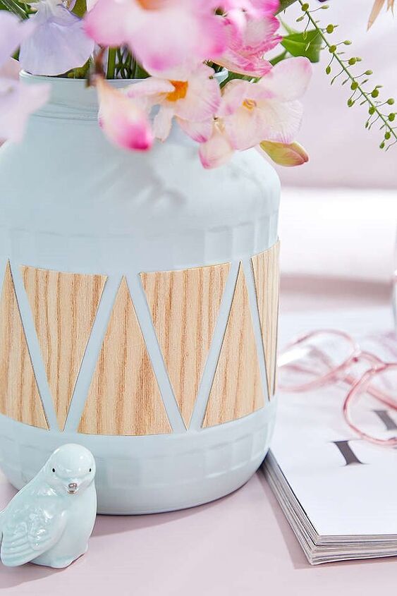 vase made of canning jar