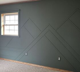 mountain accent wall