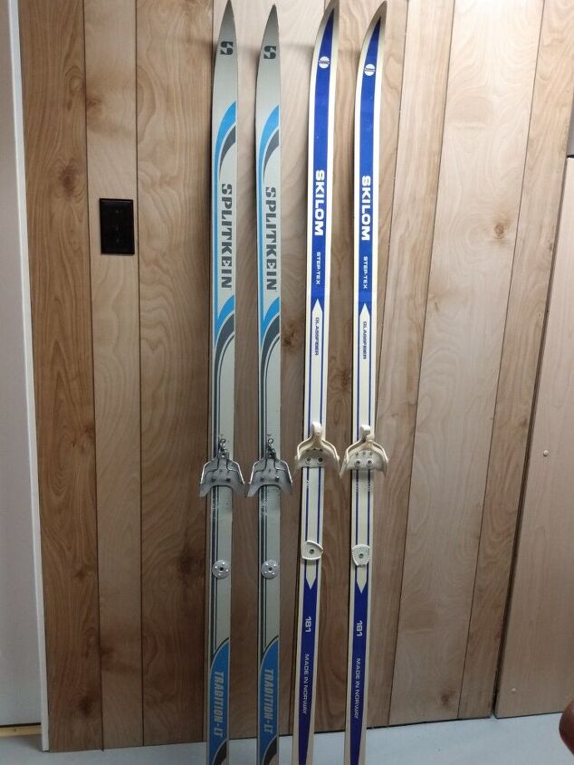 bringing new life into old cross country skis