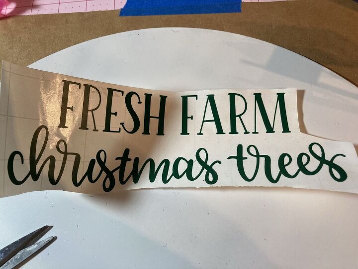 cartaz de fazenda de rvores de natal