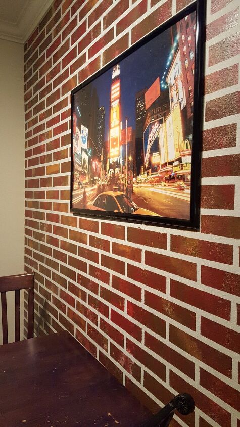 22 ways to make your walls look better for video calls, Paint your own industrial style exposed brick statement wall