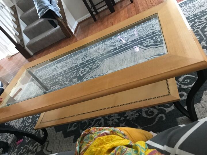q how do i change this glass to marble top or glossy table due to kids