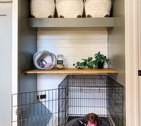 s 15 stylish upgrades perfect for small spaces, Revamp a small closet with affordable shiplap and shelves