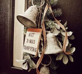10 beautiful diy bells that will make your holiday home magical, Give cheap plastic bells an aged silver makeover