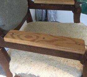 reupholstering a dining chair family heirloom