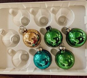 Do this to new ornaments to make them look amazingly vintage