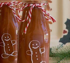 gingerbread man candles