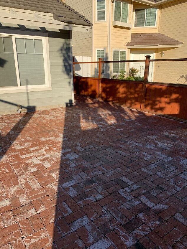 how do i stain red brick into a darker color