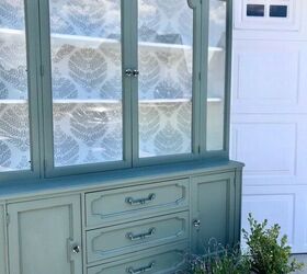 s get ready to fall in love with these 15 furniture makeovers, Give an outdated china cabinet a modern makeover