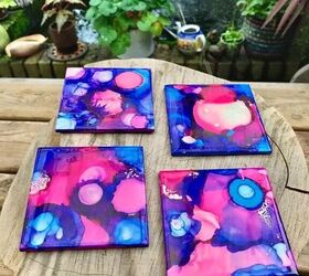 How to Create Your Own Amazing Ink Art Coaster Set