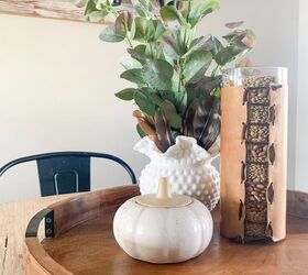 leather wrapped vase