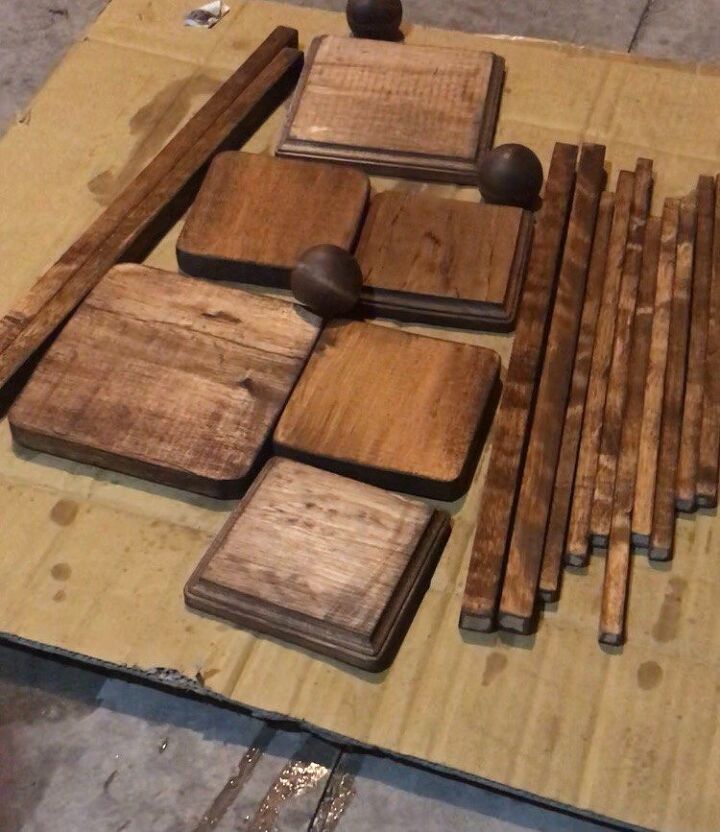 faroles de madera