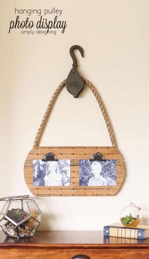 18 crazy cool things you can make using placemats, DIY this unique rustic photo display from random objects