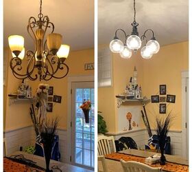 Easy Outdated Light Makeover DIY | Hometalk