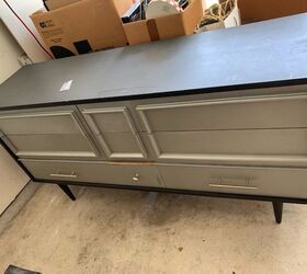 mid century modern dresser getting a makeover, Before