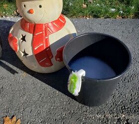 how to recycle old holiday d cor with paint