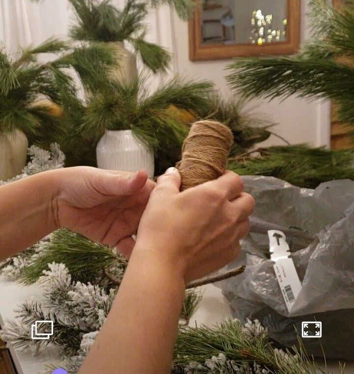 do this to your faux garland and tip to keep your real ones fresh, Jute Yarn