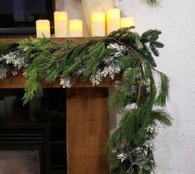 do this to your faux garland and tip to keep your real ones fresh