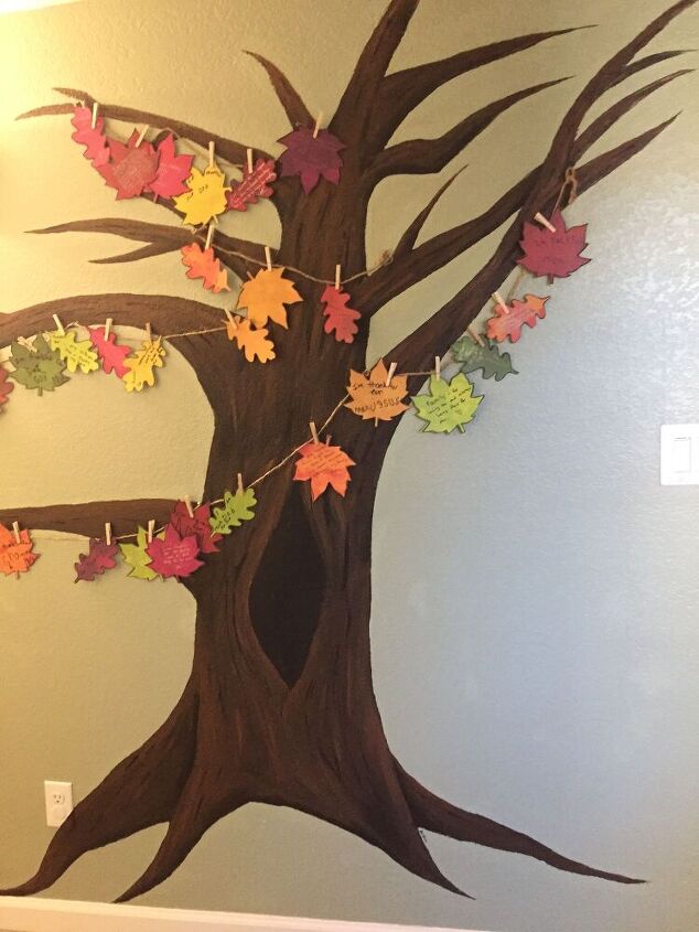 q how do i create seasonal decorations for a painted family tree