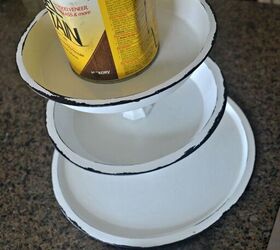 diy faux enamelware tiered tray stands for less than 6 each