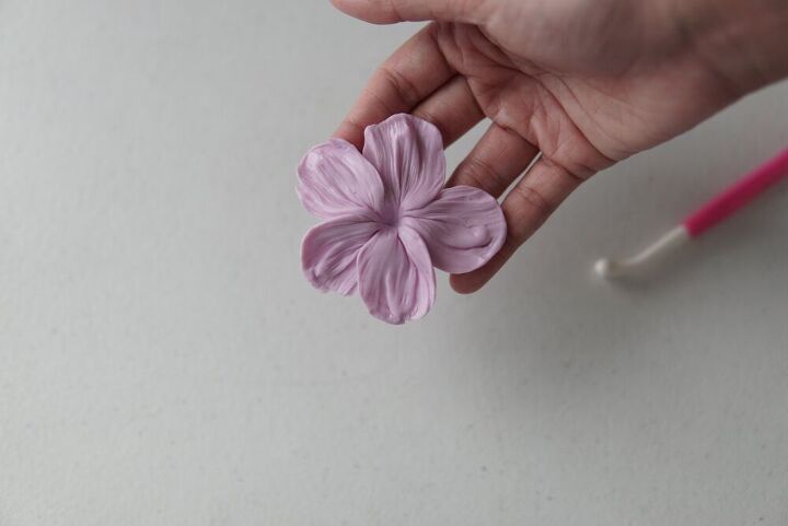 porta bolsas de t en forma de flor