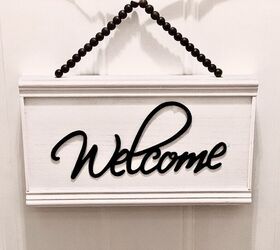 personalized welcome sign