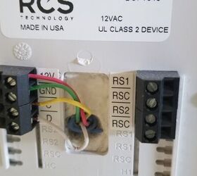 q what options for smart thermostat with 12v c and d wires