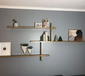 mid century modern wall shelf